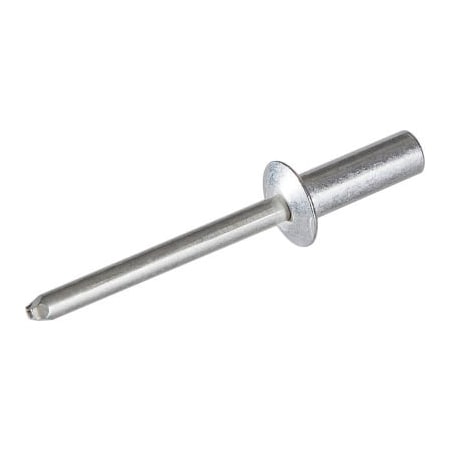 Titan Fasteners Pop Blind Rivet - 1/8 x 4-4 - Button Head - Up to 1/4in Grip - Aluminum/Aluminum - USA - Pkg of 500 NBBGAMD44AW